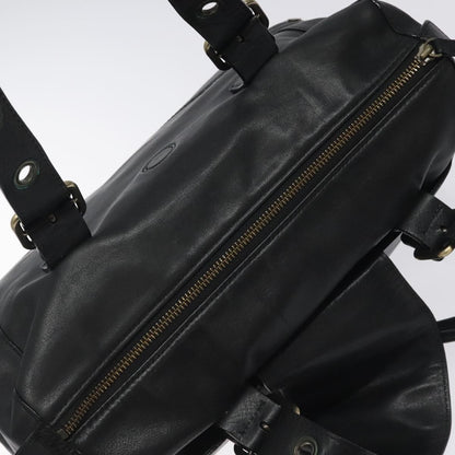 Chloe Vintage Shoulder Bag Leather, BLACK, LEATHER, Shoulder bag