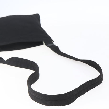Prada Flat Messenger Bag Tessuto, BLACK, NYLON, Shoulder bag