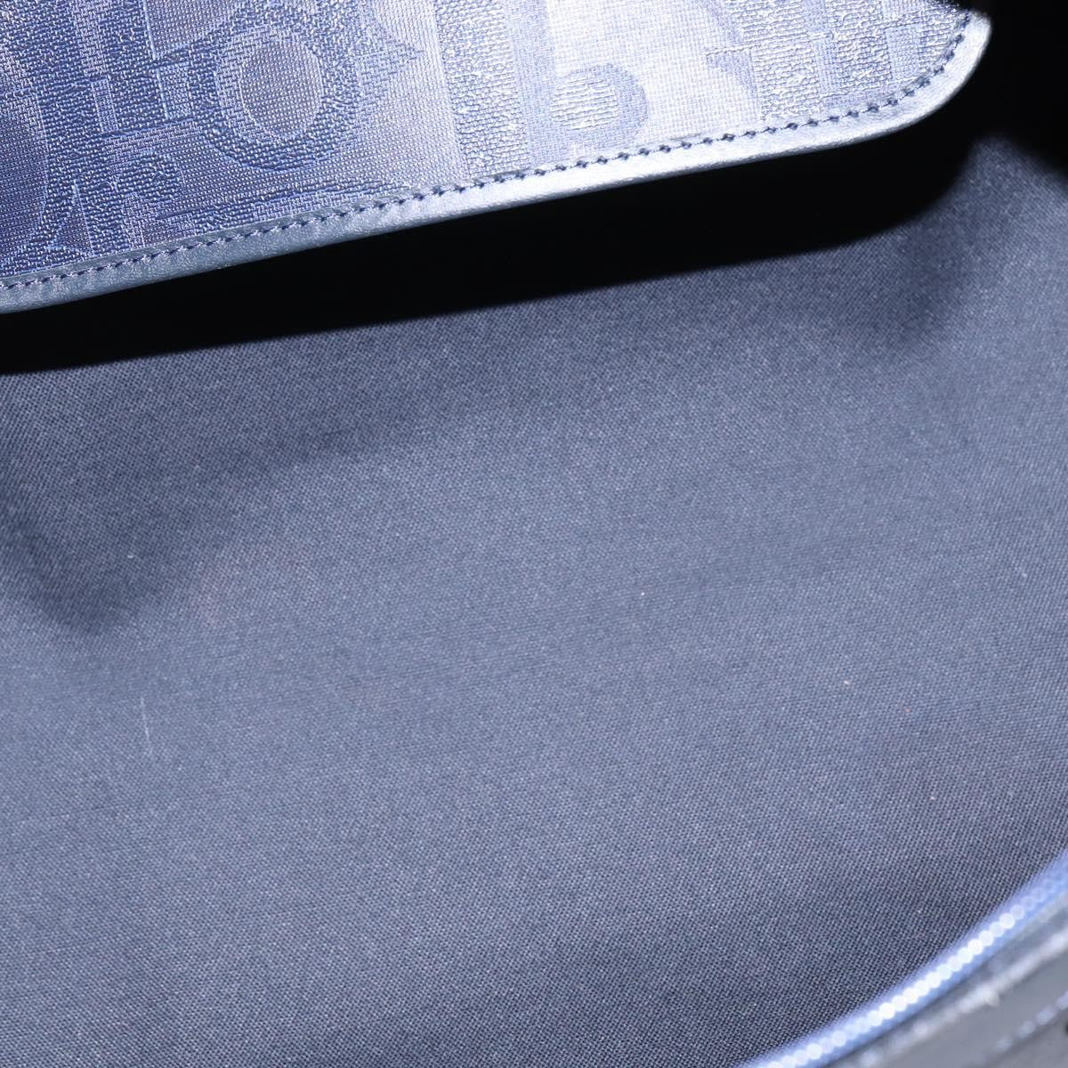 Christian Dior Lady Dior Boston Bag Canvas, NAVY, CANVAS, Travel bag