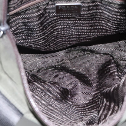 Prada Vintage Convertible Zip Tote Tessuto, KHAKI, NYLON, Tote bag