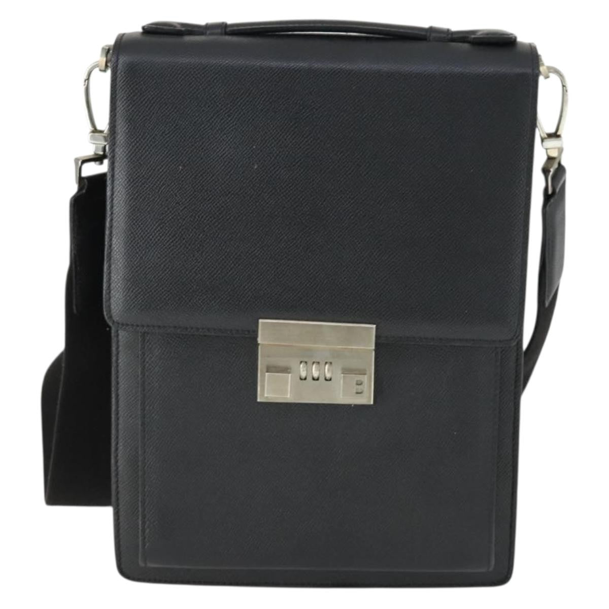 Bally Vintage Shoulder Bag Leather, Black, Leather, Shoulder Bag