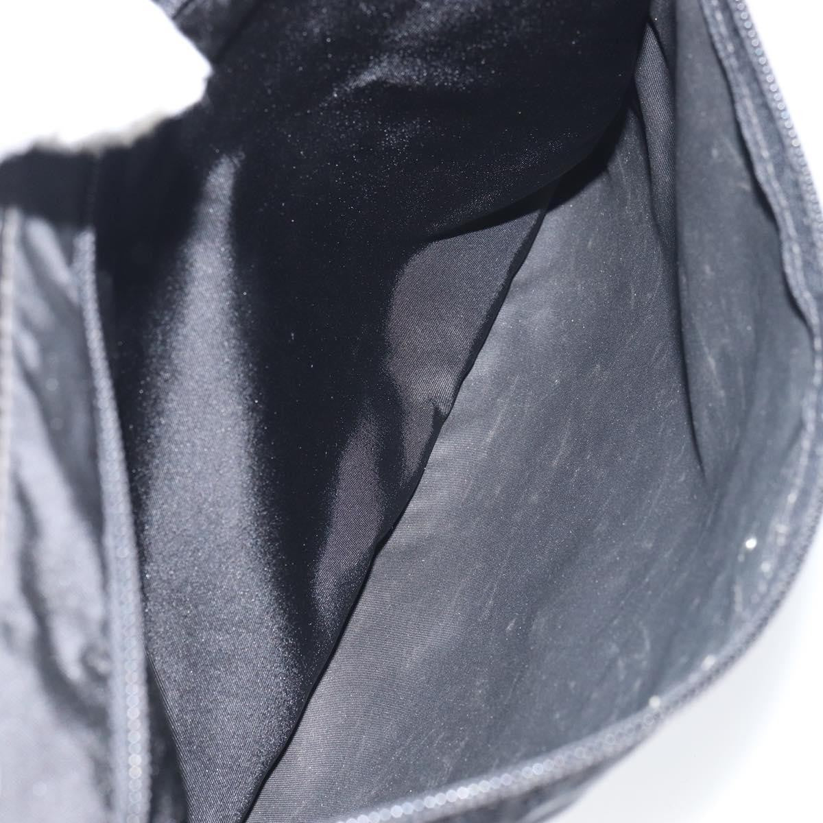 Prada Front Pocket Messenger Bag Tessuto, BLACK, NYLON, Shoulder bag