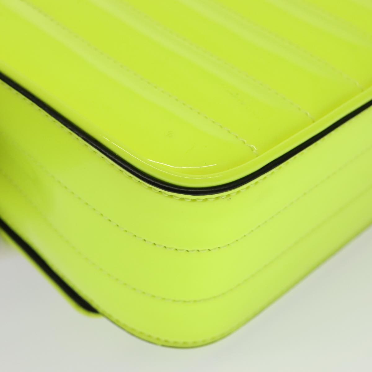 Saint Laurent Vicky Crossbody Bag Vertical Quilted Patent, YELLOW, PATENT_LEATHER, Crossbody bag