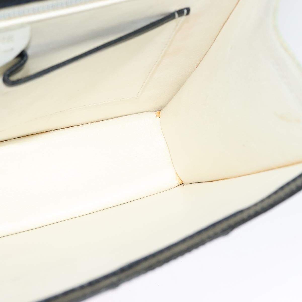 Celine Shoulder Bag Leather, WHITE, LEATHER, Shoulder bag