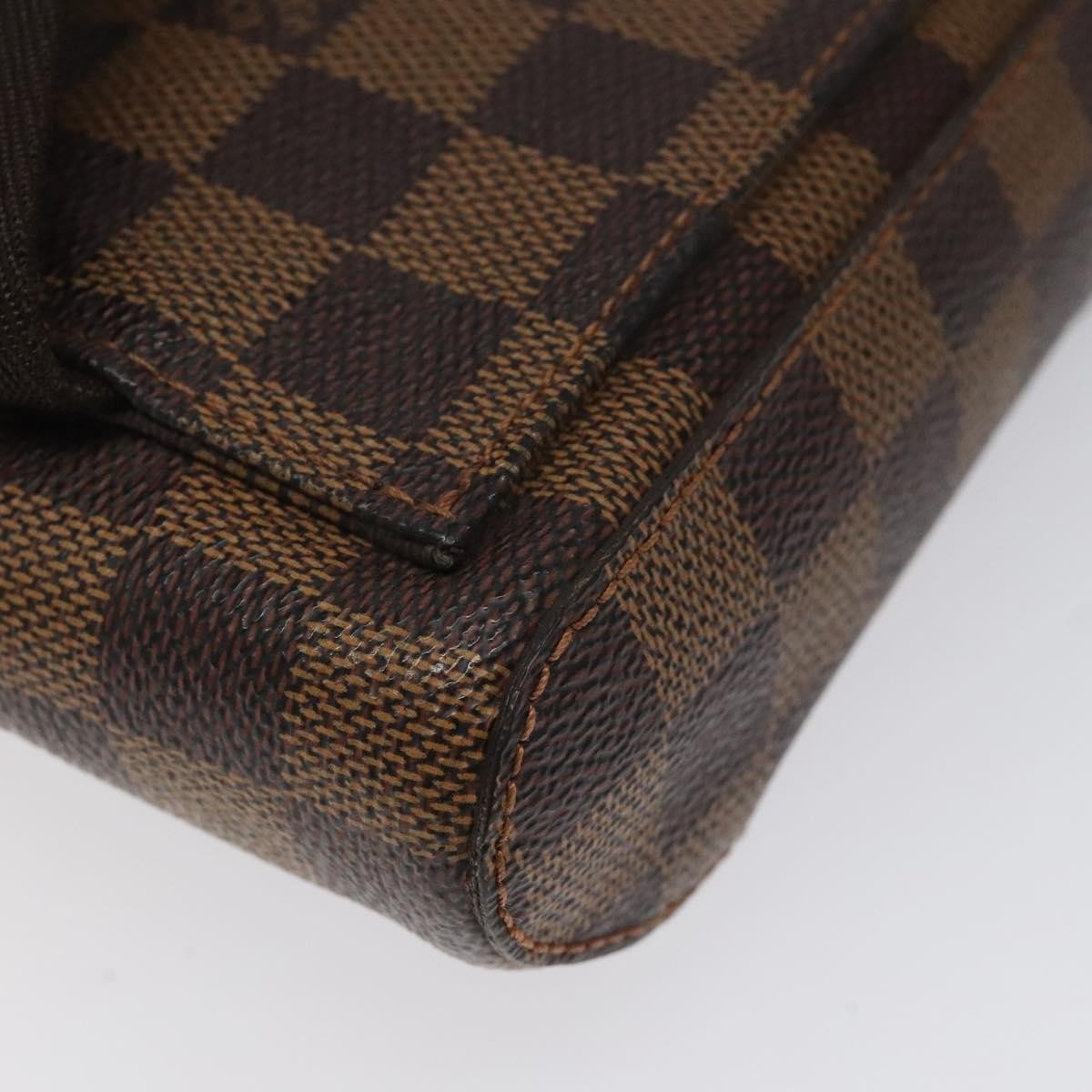 Louis Vuitton Geronimos Waist Bag Damier, BROWN, CANVAS, Clutche & pouche