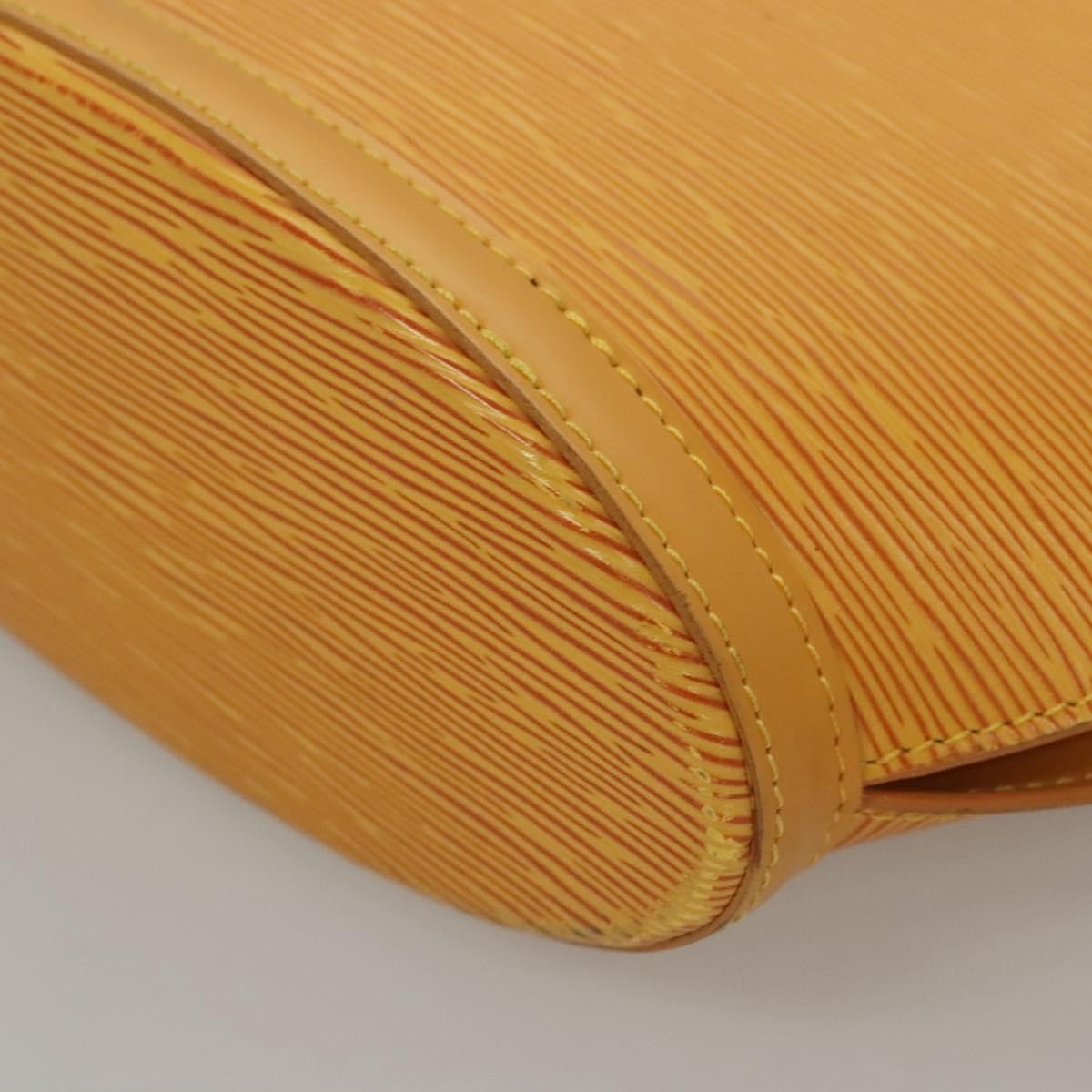 Louis Vuitton Saint Jacques Handbag Epi Leather, YELLOW, LEATHER, Handbag