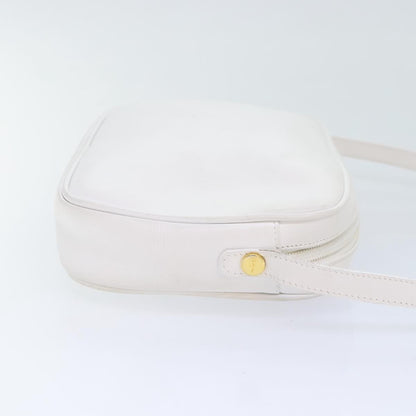 Salvatore Ferragamo Gancini Crossbody Bag Leather, GOLD, LEATHER, Shoulder bag