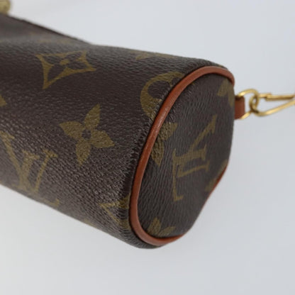 Louis Vuitton Papillon Pochette Monogram Canvas, BROWN, CANVAS, Clutche & pouche