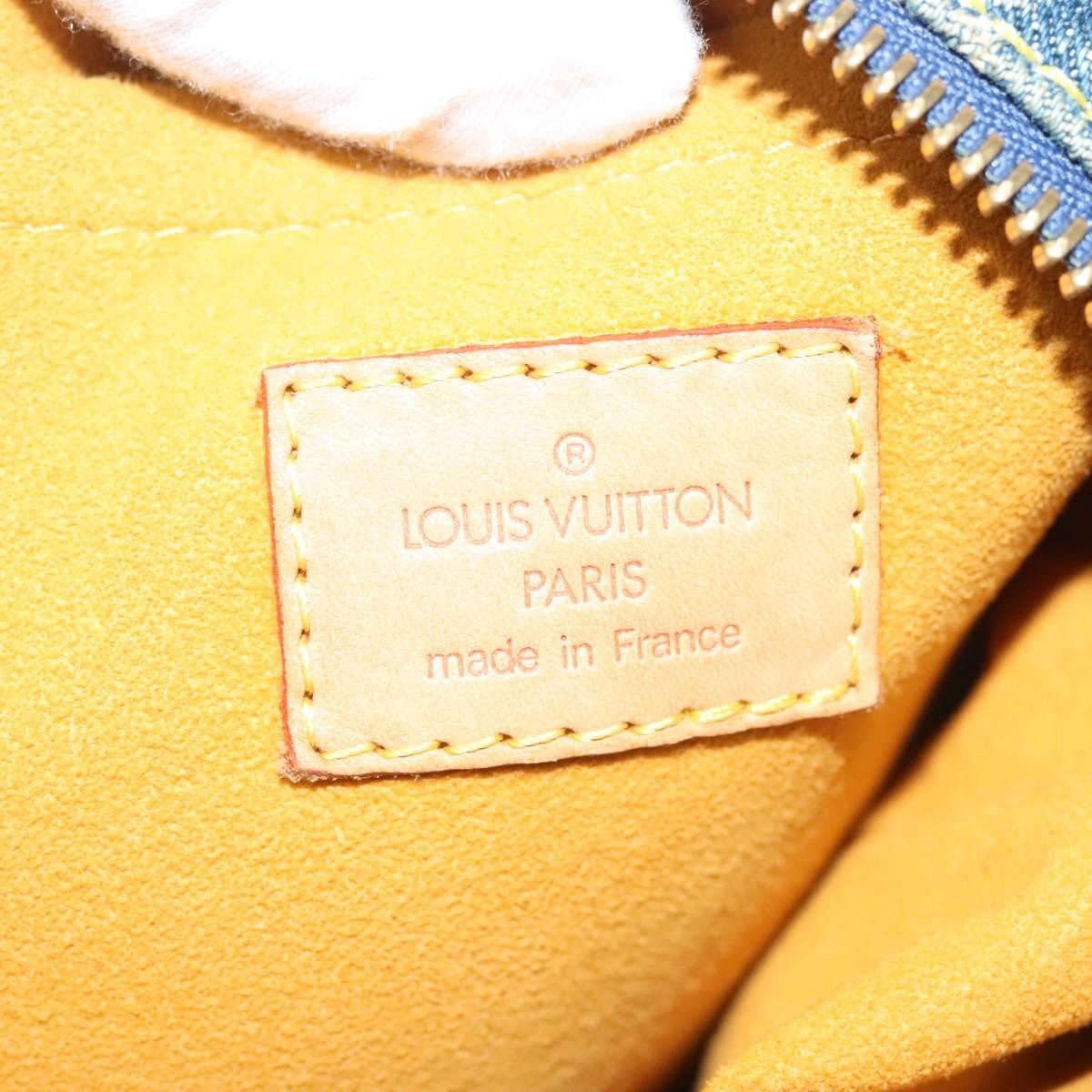 Louis Vuitton Baggy Handbag Denim, BLUE, DENIM_JEANS, Shoulder bag