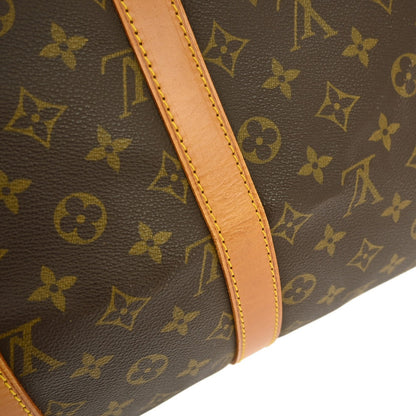 Louis Vuitton Keepall Bag Monogram Canvas, BROWN, CANVAS, Travel bag