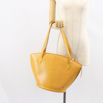 Louis Vuitton Saint Jacques Handbag Epi Leather, YELLOW, LEATHER, Shoulder bag