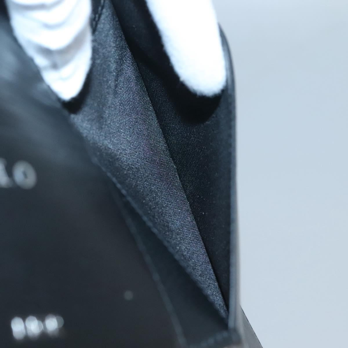 Christian Dior Bifold Card Holder Leather, BLACK, LEATHER, Card Holders