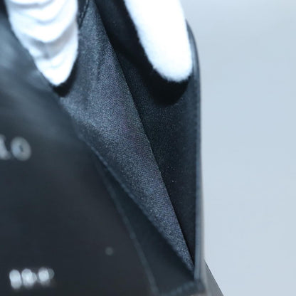 Christian Dior Bifold Card Holder Leather, BLACK, LEATHER, Card Holders