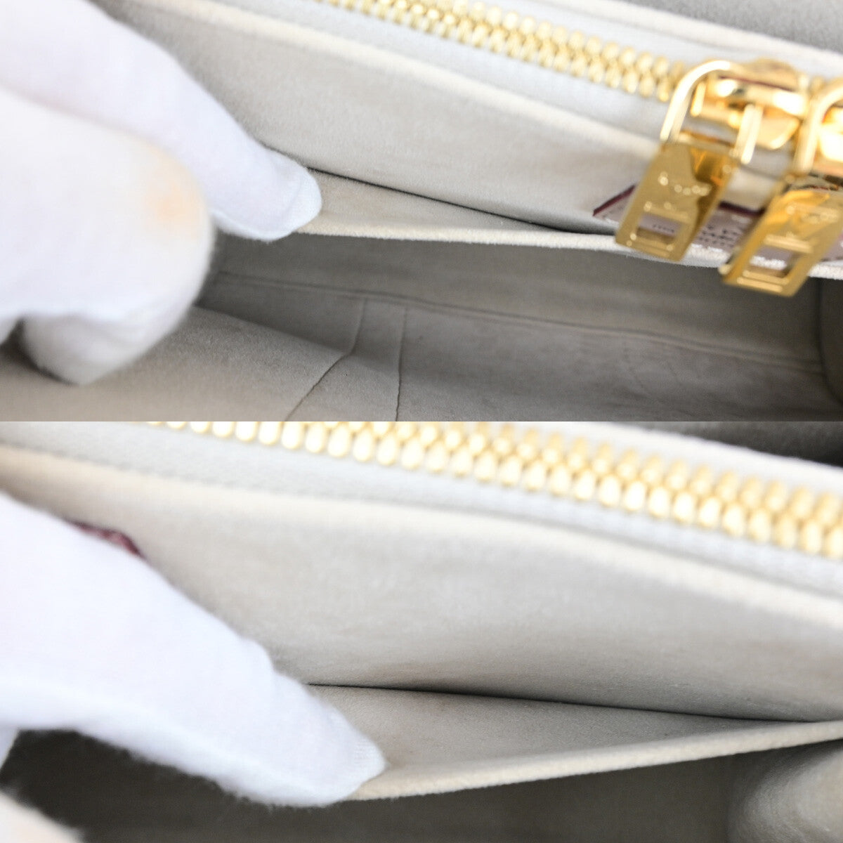 Louis Vuitton Very Tote Monogram Leather, BEIGE, LEATHER, Tote bag