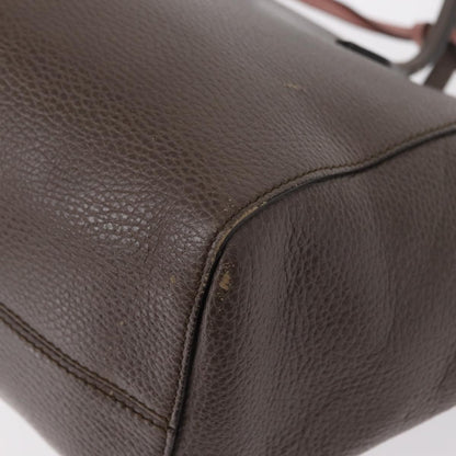 Gucci Swing Tote Leather, GRAY, LEATHER, Tote bag