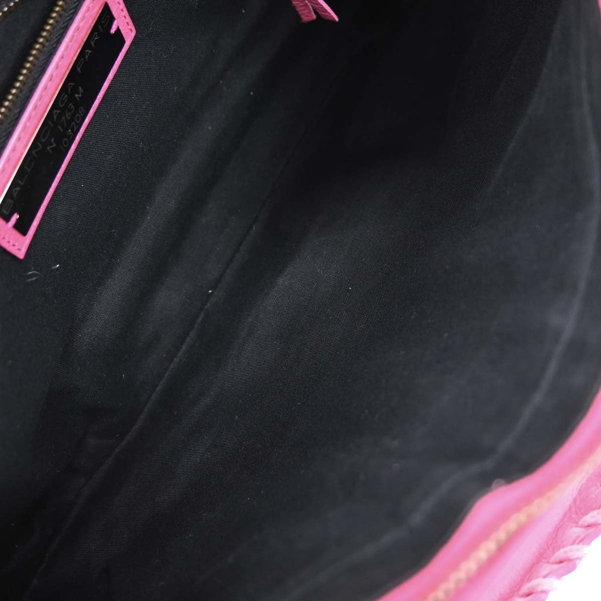 Balenciaga First Classic Studs Bag Leather, PINK, LEATHER, Handbag