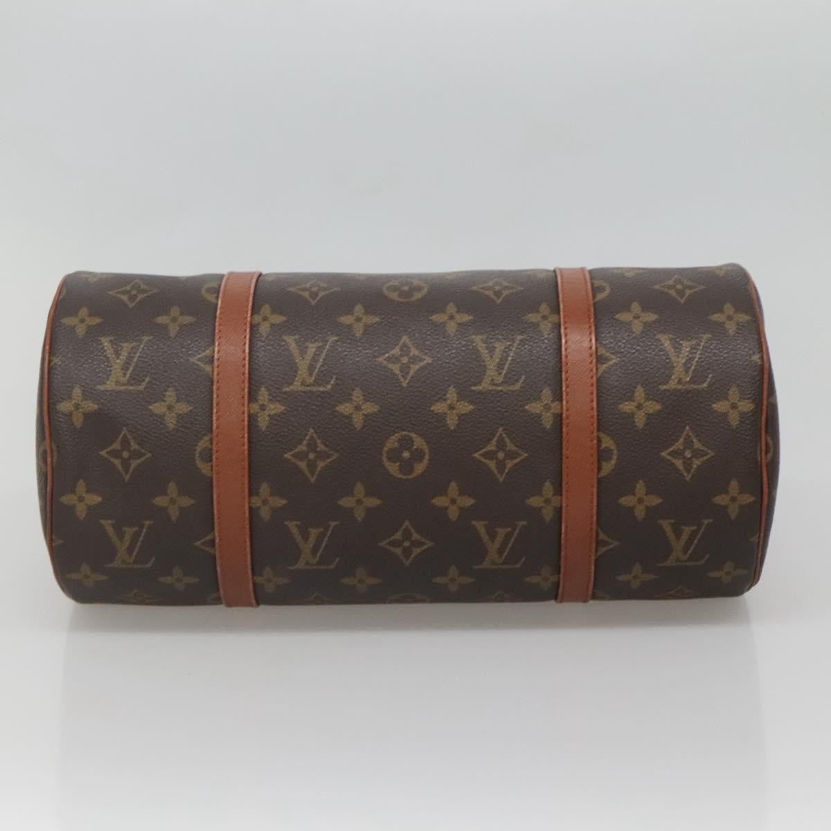 Louis Vuitton Papillon Handbag Monogram Canvas, BROWN, CANVAS, Handbag