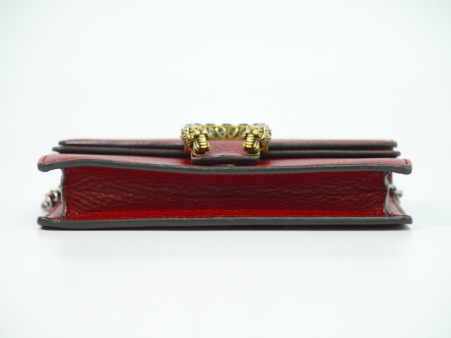 Gucci Dionysus Bag Leather, RED, LEATHER, Crossbody bag