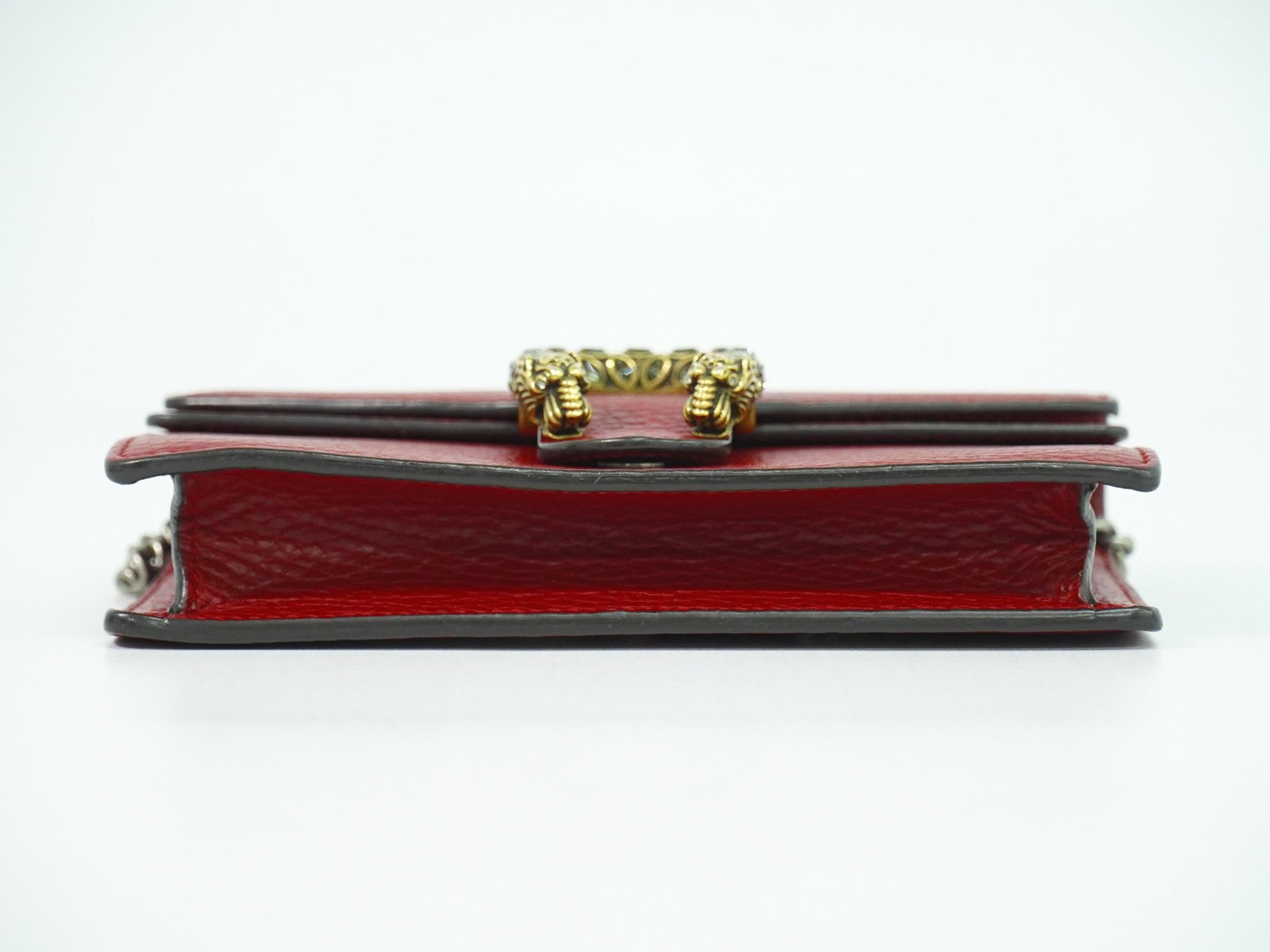 Gucci Dionysus Bag Leather, RED, LEATHER, Crossbody bag