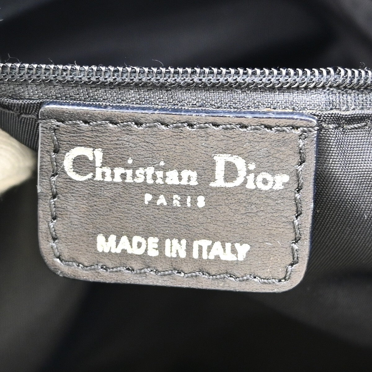 Christian Dior Lovely Tote Diorissimo Canvas, BLACK, CANVAS, Tote bag