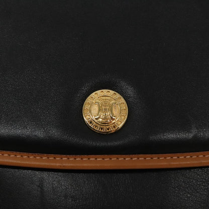 Celine Handbag Leather, BLACK, LEATHER, Handbag