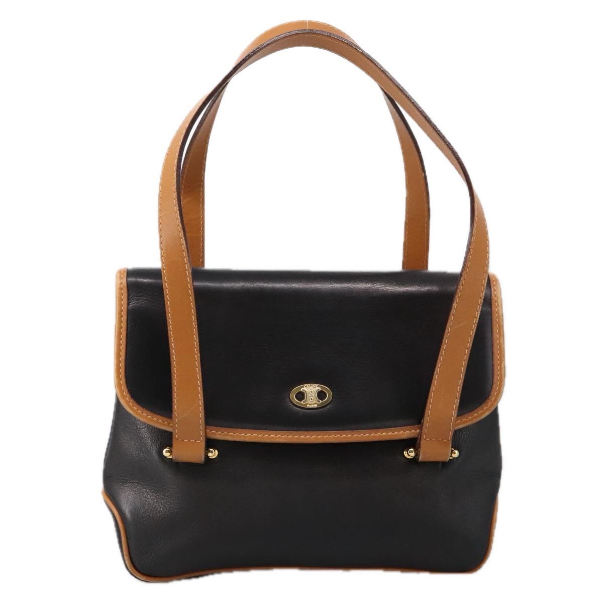 Celine Handbag Leather, BLACK, LEATHER, Handbag