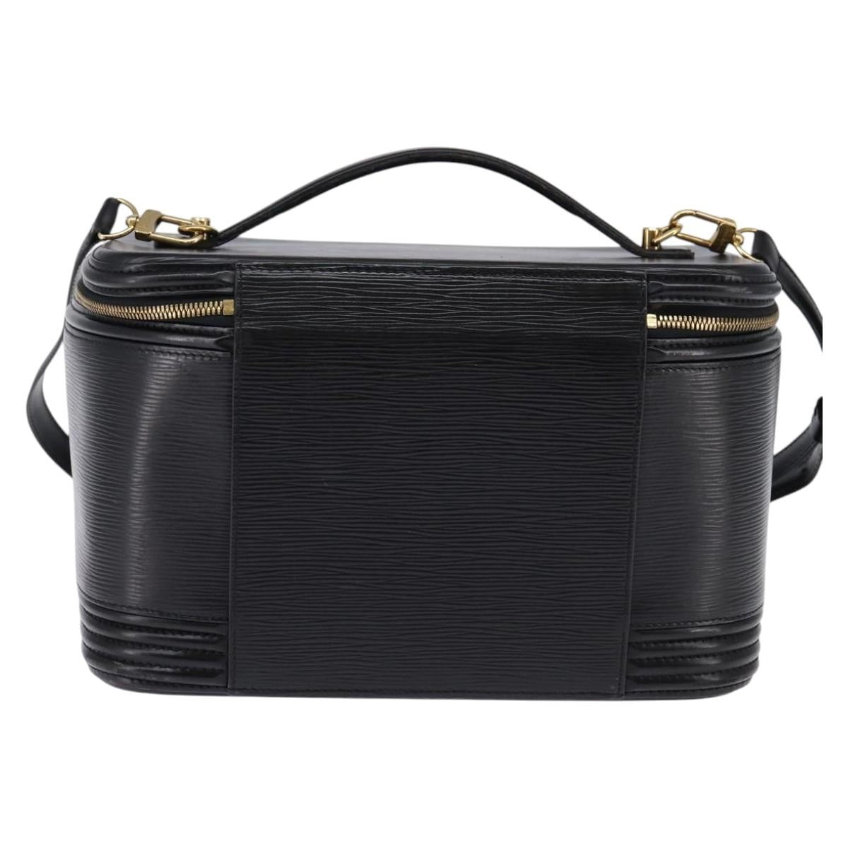 Louis Vuitton Nice Vanity Case Epi Leather, BLACK, LEATHER, Toiletry Case