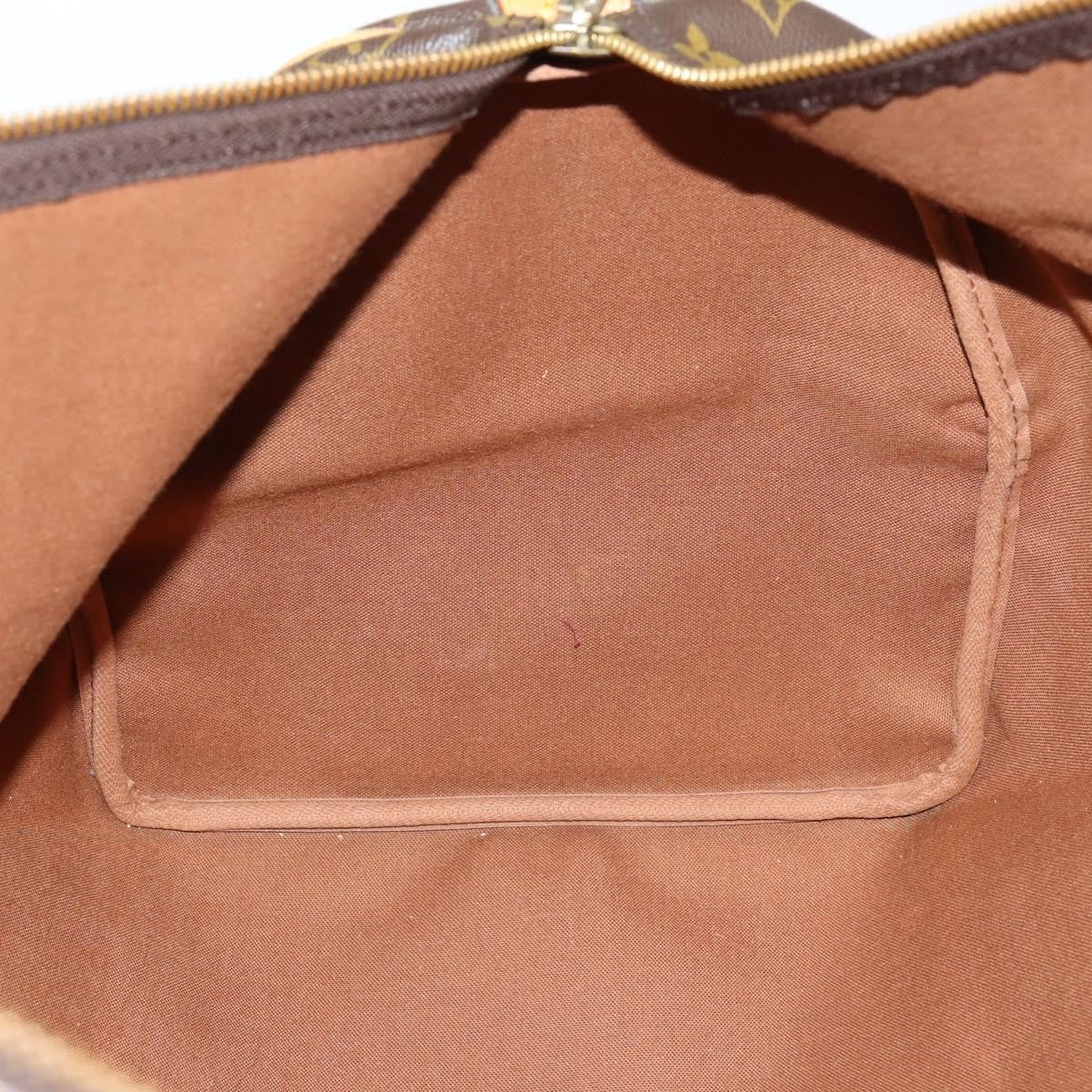 Louis Vuitton Keepall Bag Monogram Canvas, BROWN, CANVAS, Travel bag