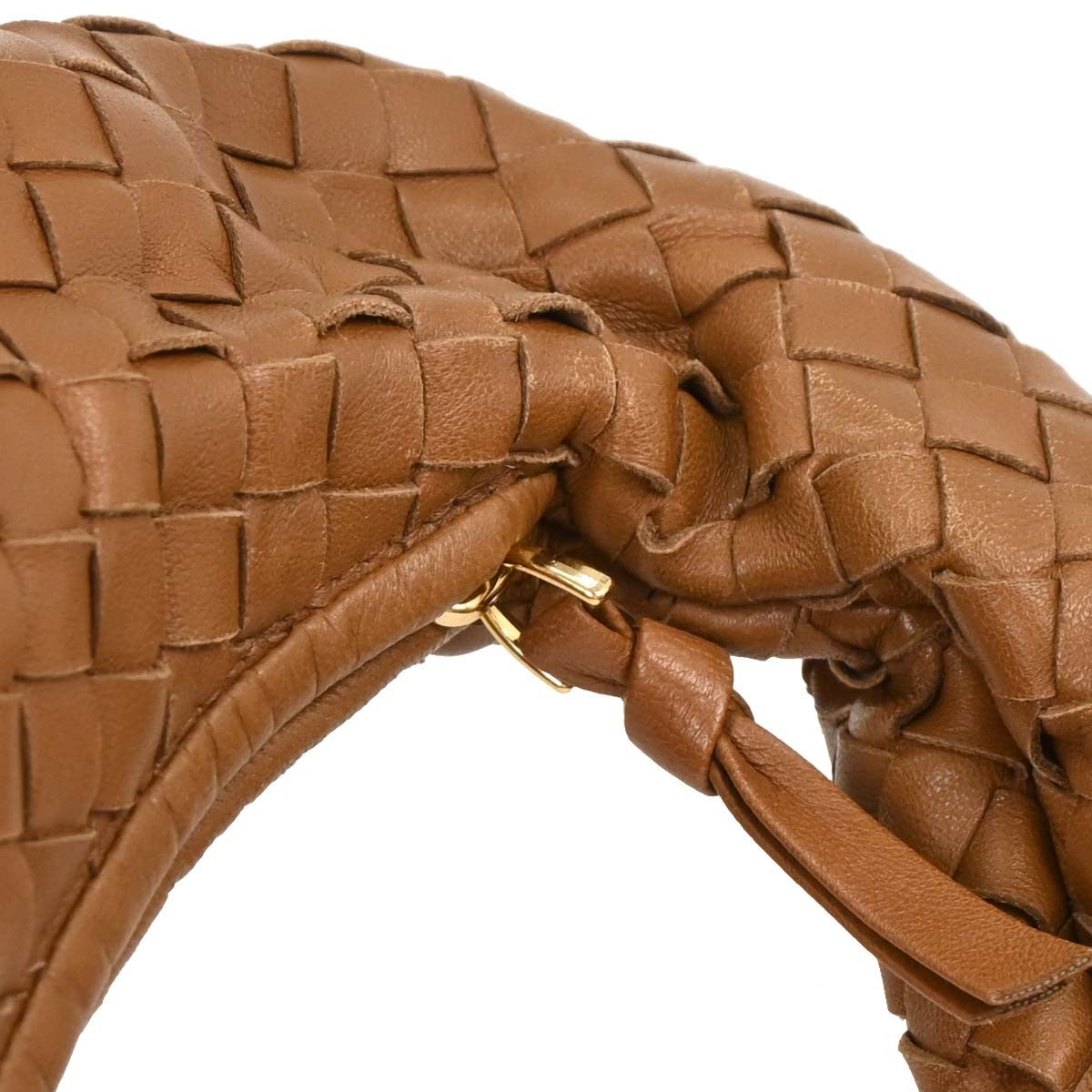 Bottega Veneta Veneta Hobo Intrecciato Nappa, BROWN, LEATHER, Handbag