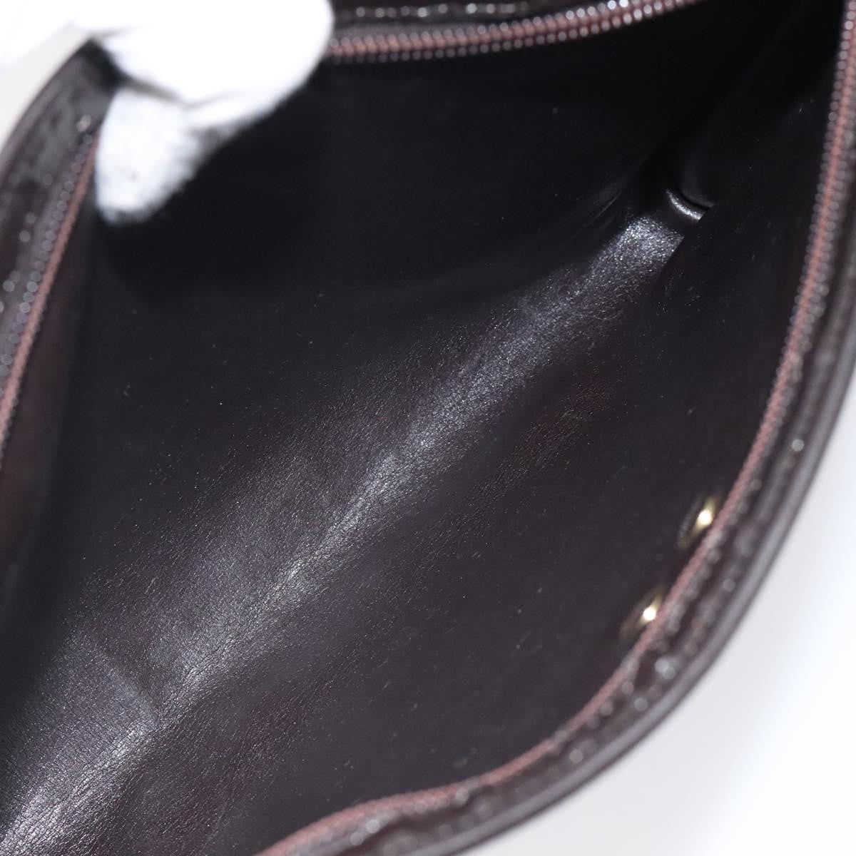 Christian Dior Vintage Trotter Shoulder Bag Canvas, BROWN, CANVAS, Shoulder bag