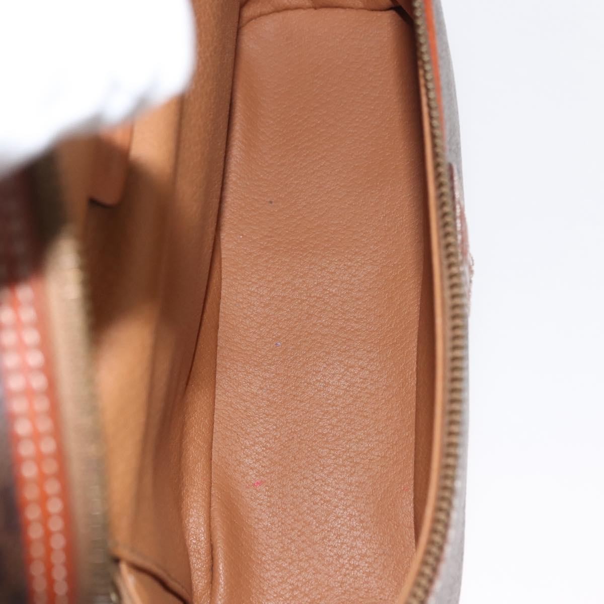 Celine Macadam Vanity Bag Canvas, BROWN, CANVAS, Handbag