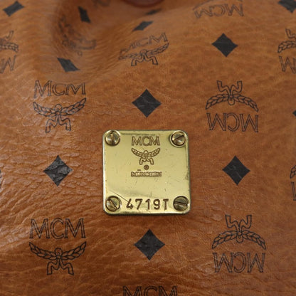 MCM Visetos Shoulder bag Canvas, BROWN, CANVAS, Shoulder bag