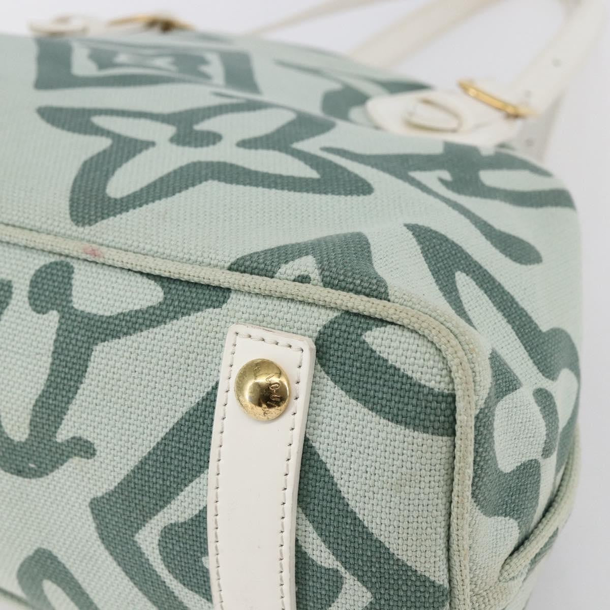 Louis Vuitton Tahitienne Cabas Canvas, GREEN, CANVAS, Tote bag