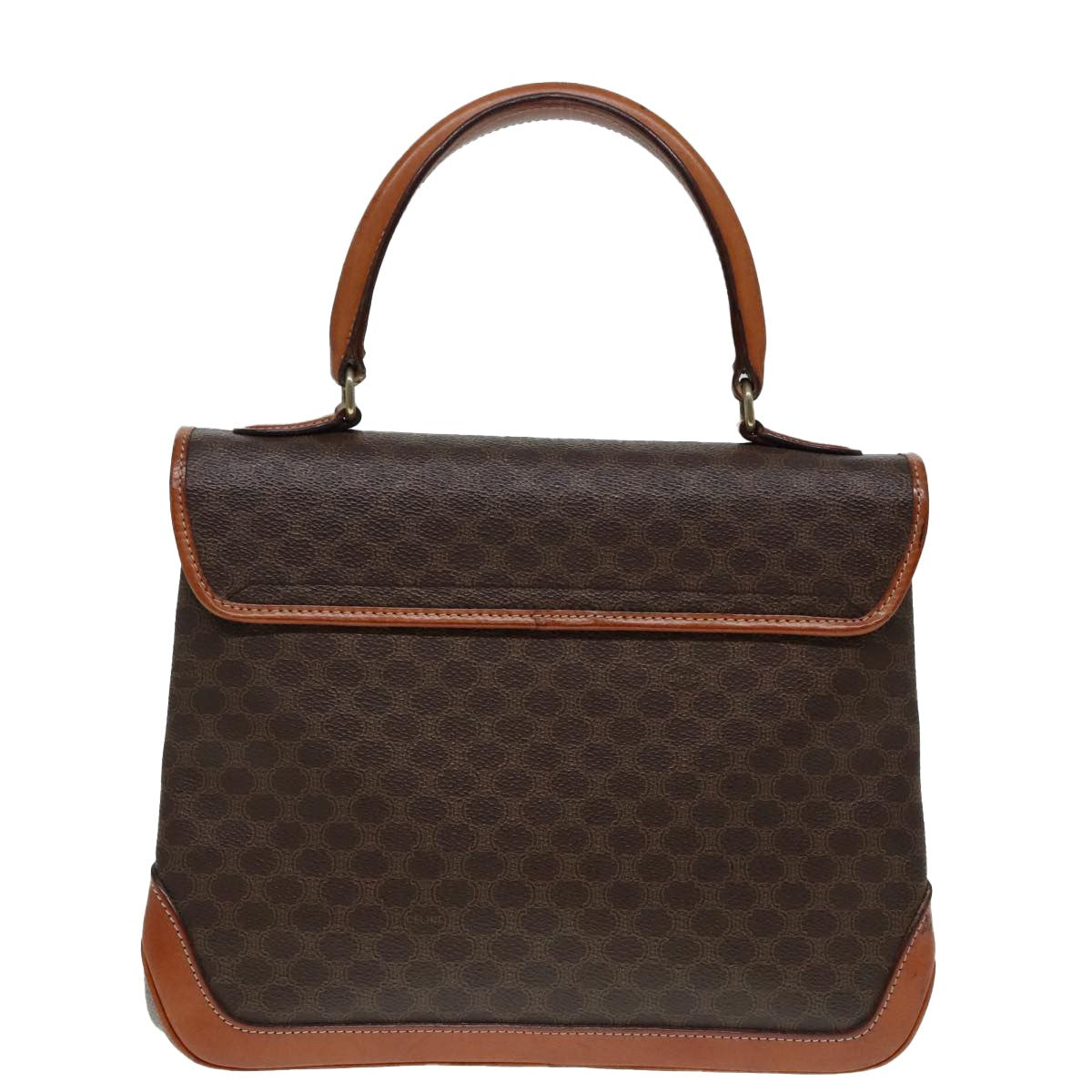 Celine Triomphe vintage handbag Macadam canvas, BROWN, CANVAS, Handbag