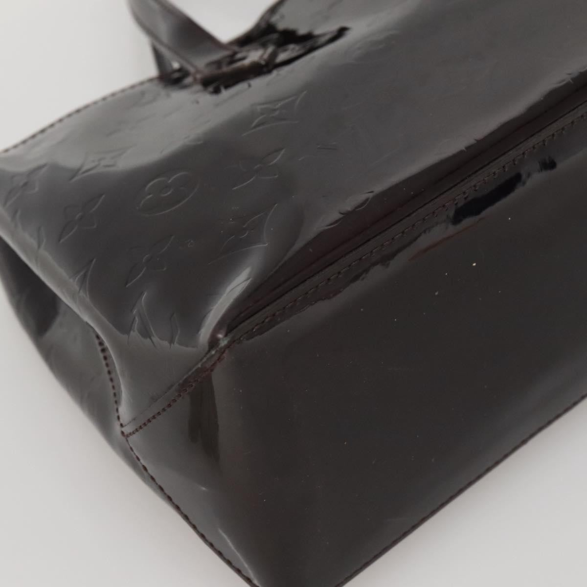 Louis Vuitton Wilshire Handbag Monogram Vernis, PURPLE, PATENT_LEATHER, Handbag