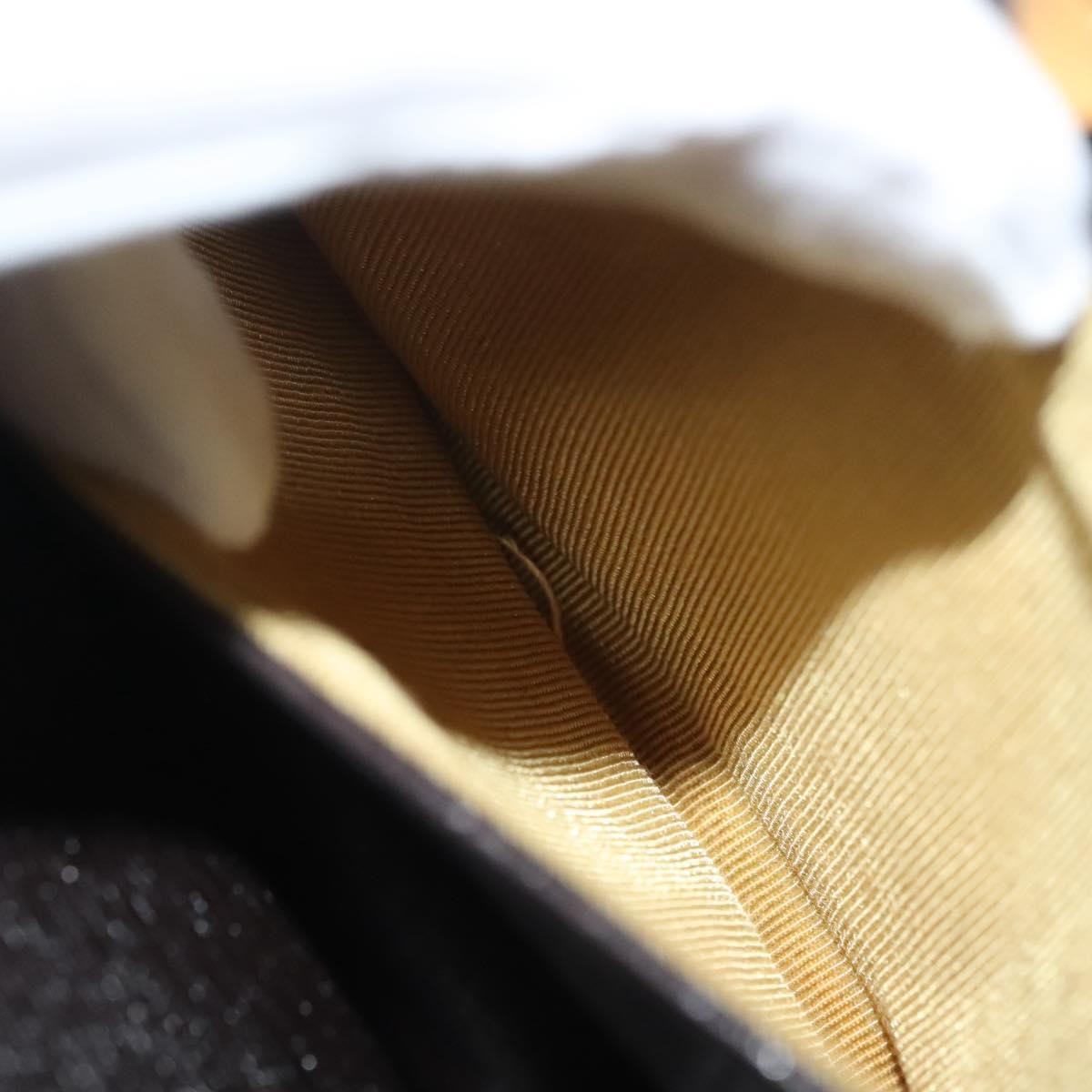 Christian Dior Vintage Shoulder Bag Leather, BROWN, LEATHER, Shoulder bag