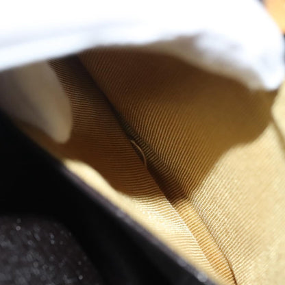 Christian Dior Vintage Shoulder Bag Leather, BROWN, LEATHER, Shoulder bag