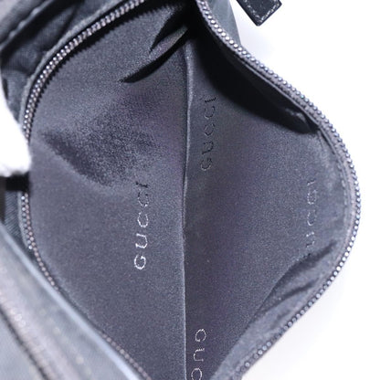 Gucci Pochette Nylon, BLACK, NYLON, Clutche & pouche