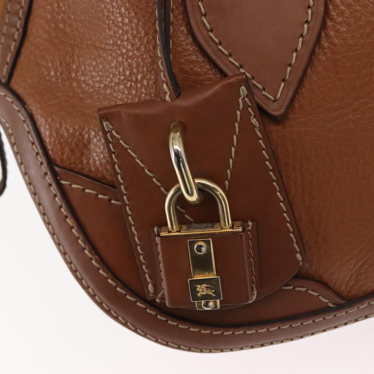 Burberry Orchard Bag Smooth Leather, BROWN, LEATHER, Handbag