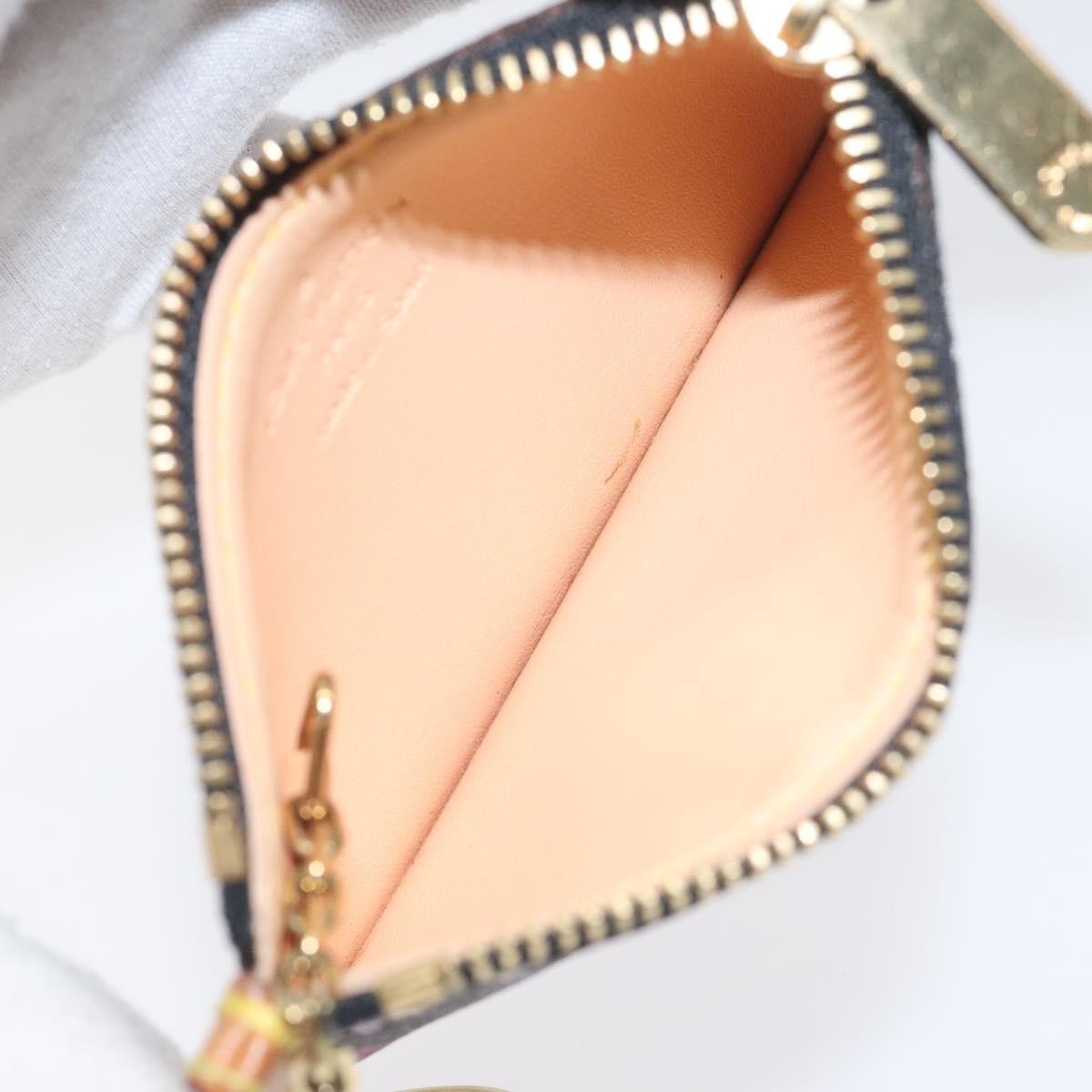 Louis Vuitton Pochette Clés Monogram Canvas, BLACK, CANVAS, Wallets