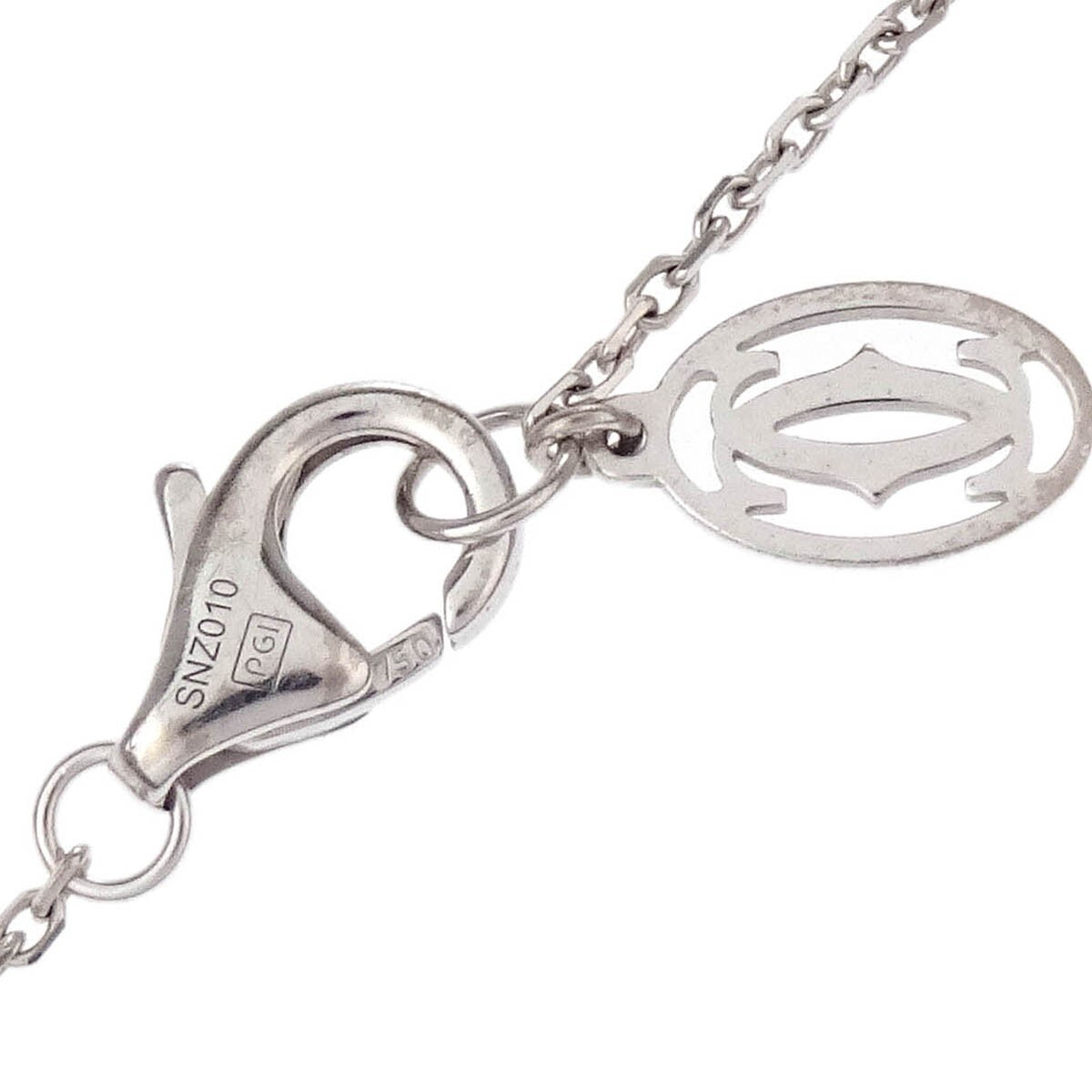 Cartier D'Amour Bracelet 18K White Gold and Diamond, SILVER, WHITE_GOLD, Bracelet