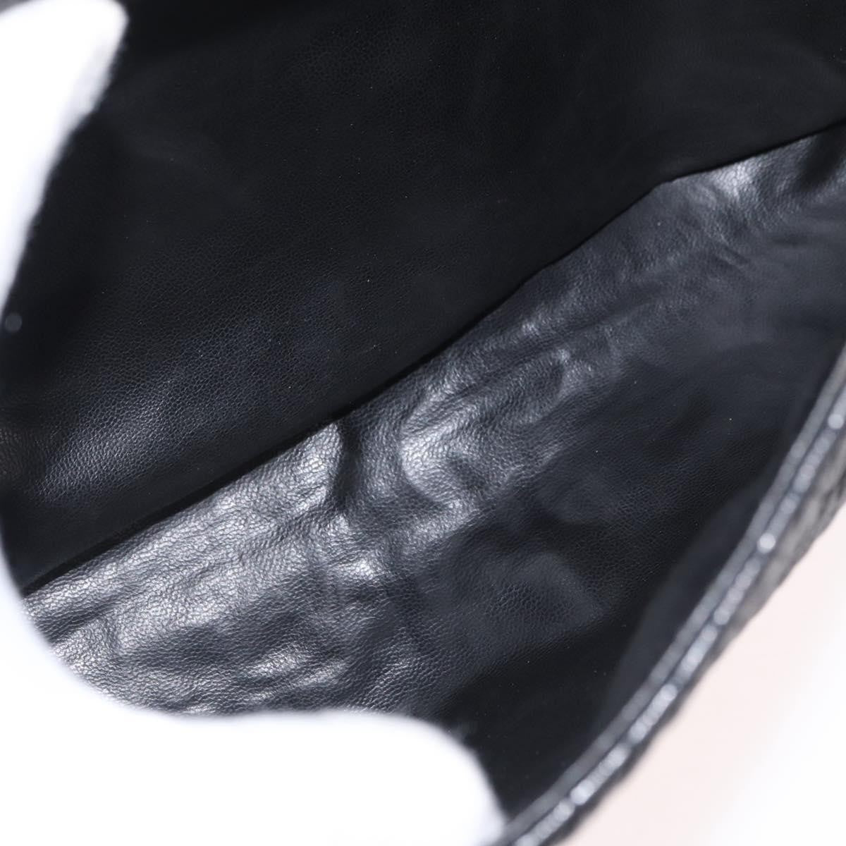 Bally Vintage Handbag Quilted Leather, BLACK, LEATHER, Handbag