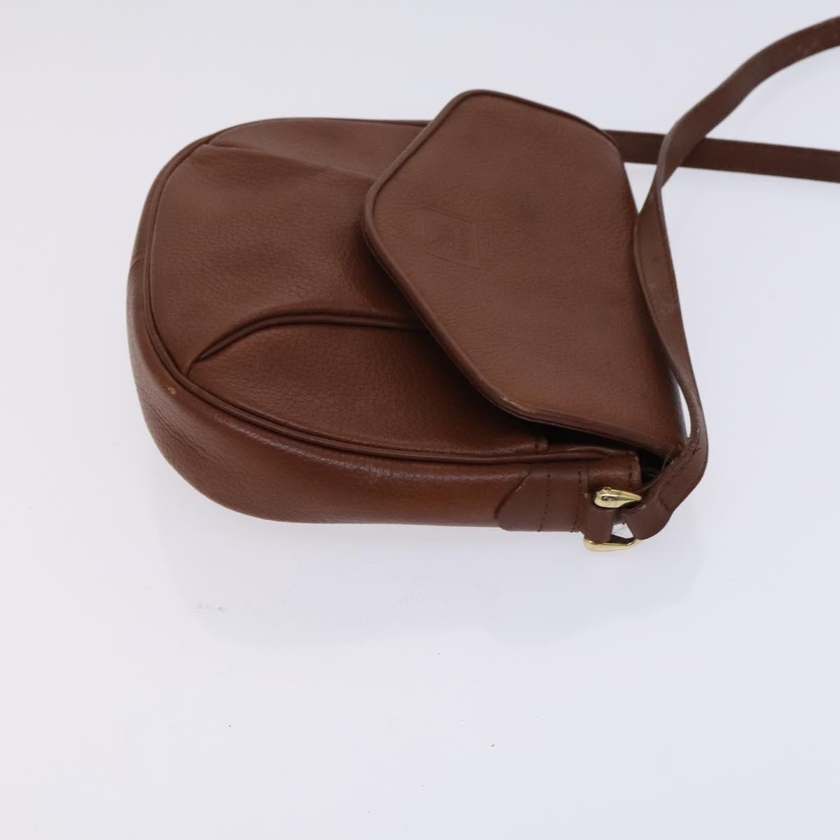 Burberry Flap Shoulder Bag Leather, BROWN, LEATHER, Shoulder bag