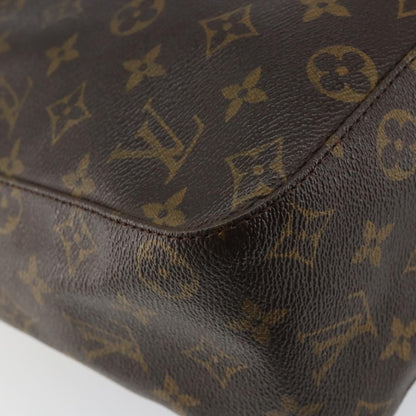 Louis Vuitton Looping Handbag Monogram Canvas, BROWN, CANVAS, Shoulder bag