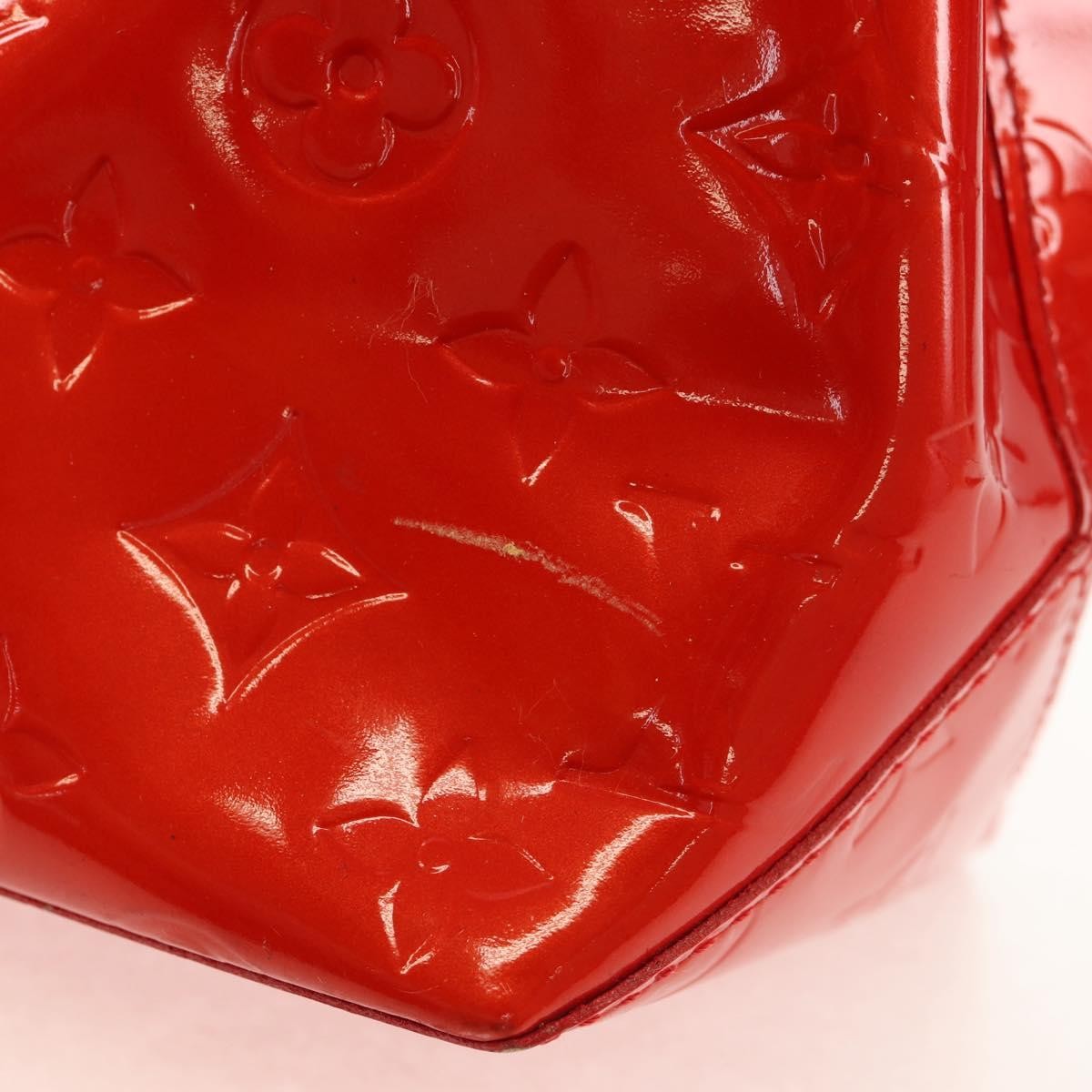 Louis Vuitton Reade Handbag Monogram Vernis, RED, PATENT_LEATHER, Handbag