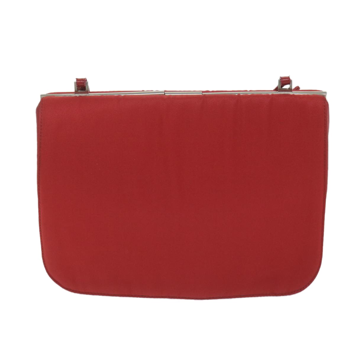 Prada Chain Shoulder Bag Tessuto, RED, NYLON, Shoulder bag