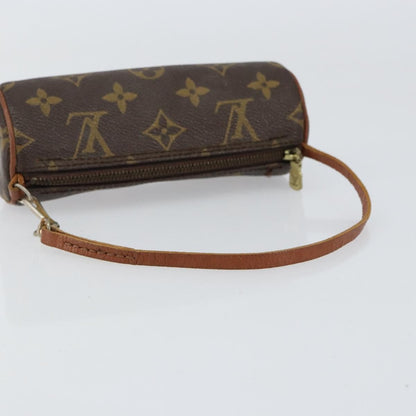Louis Vuitton Papillon Pochette Monogram Canvas, BROWN, CANVAS, Clutche & pouche