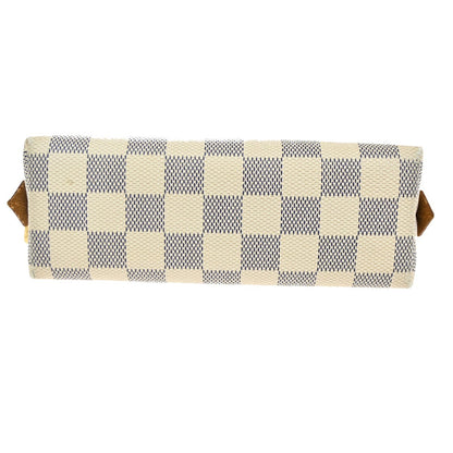 Louis Vuitton Cosmetic Pouch Damier, WHITE, CANVAS, Clutche & pouche