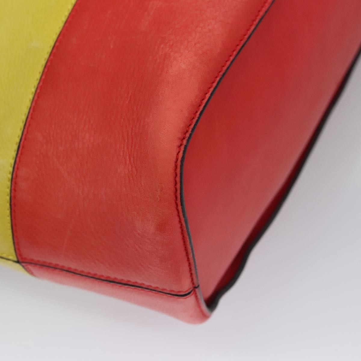 Celine Circle logo Leather, MULTICOLOUR, LEATHER, Shoulder bag