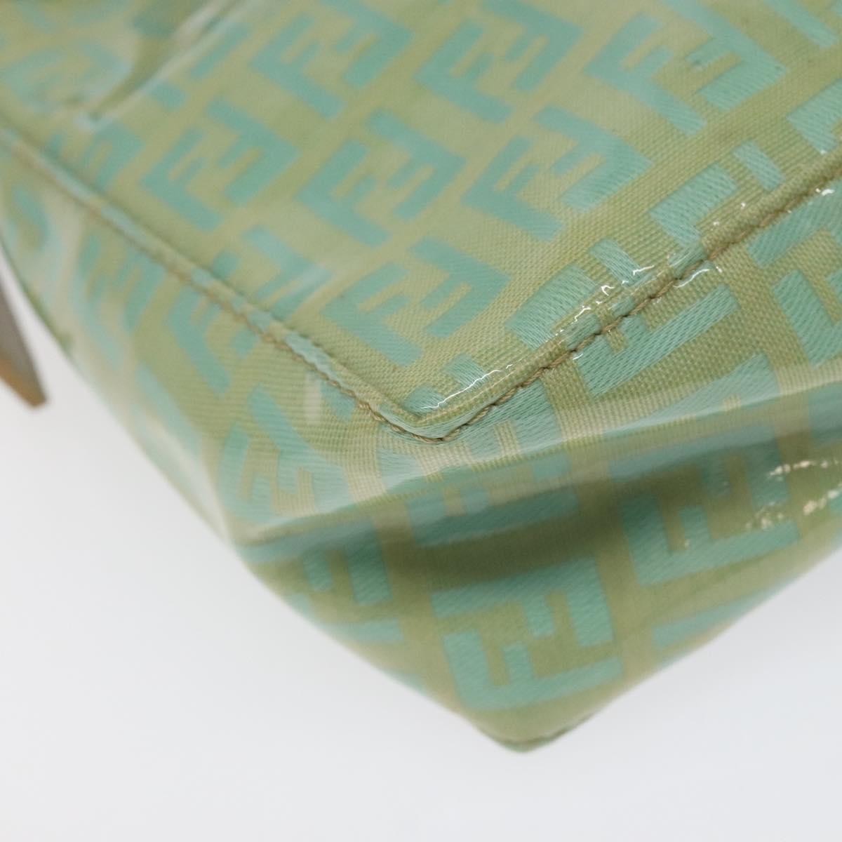 Fendi Vintage Belted Pochette Zucchino Canvas, GREEN, CANVAS, Clutche & pouche